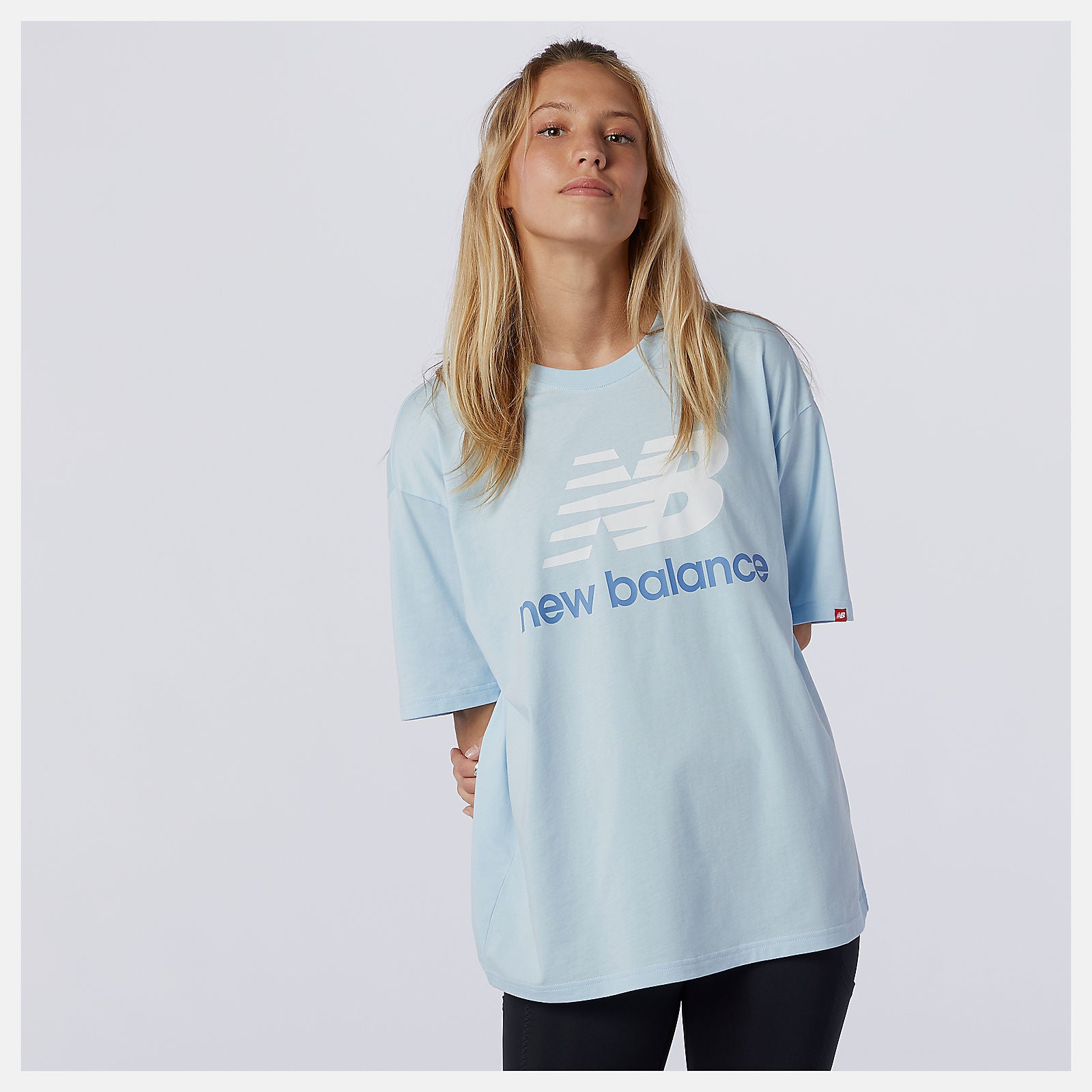 NB Essentials Stacked Logo Tee / New Balance Women