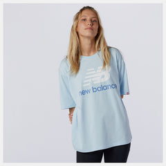 NB Essentials Stacked Logo Tee / New Balance Women