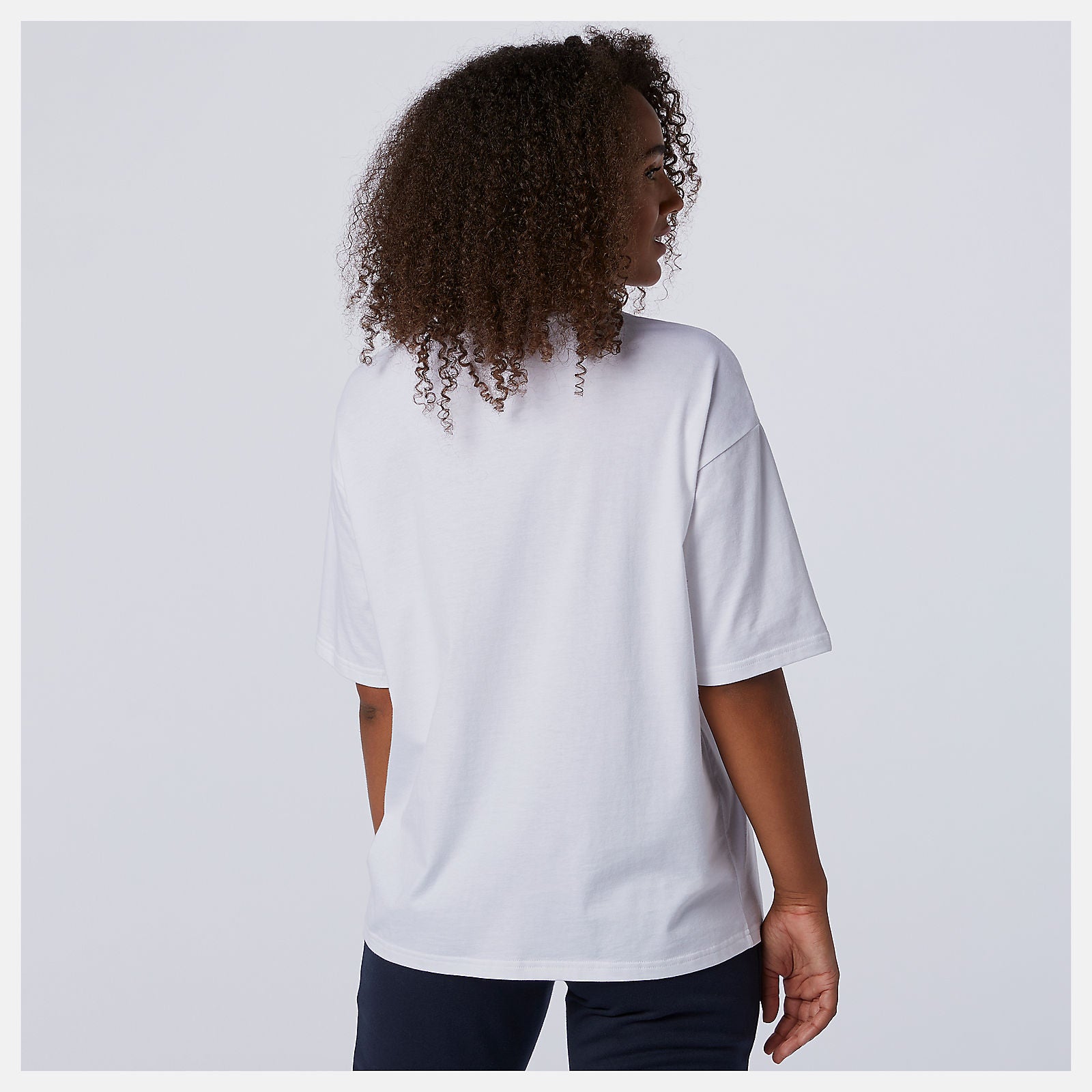 NB Essentials Stacked Logo Tee / New Balance Women