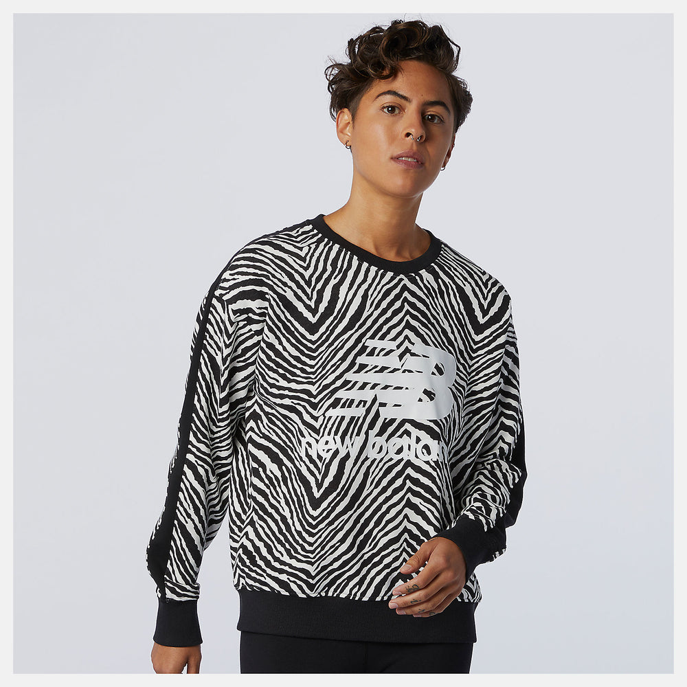 NB Athletics AOP Animal Print Crew / New Balance Women