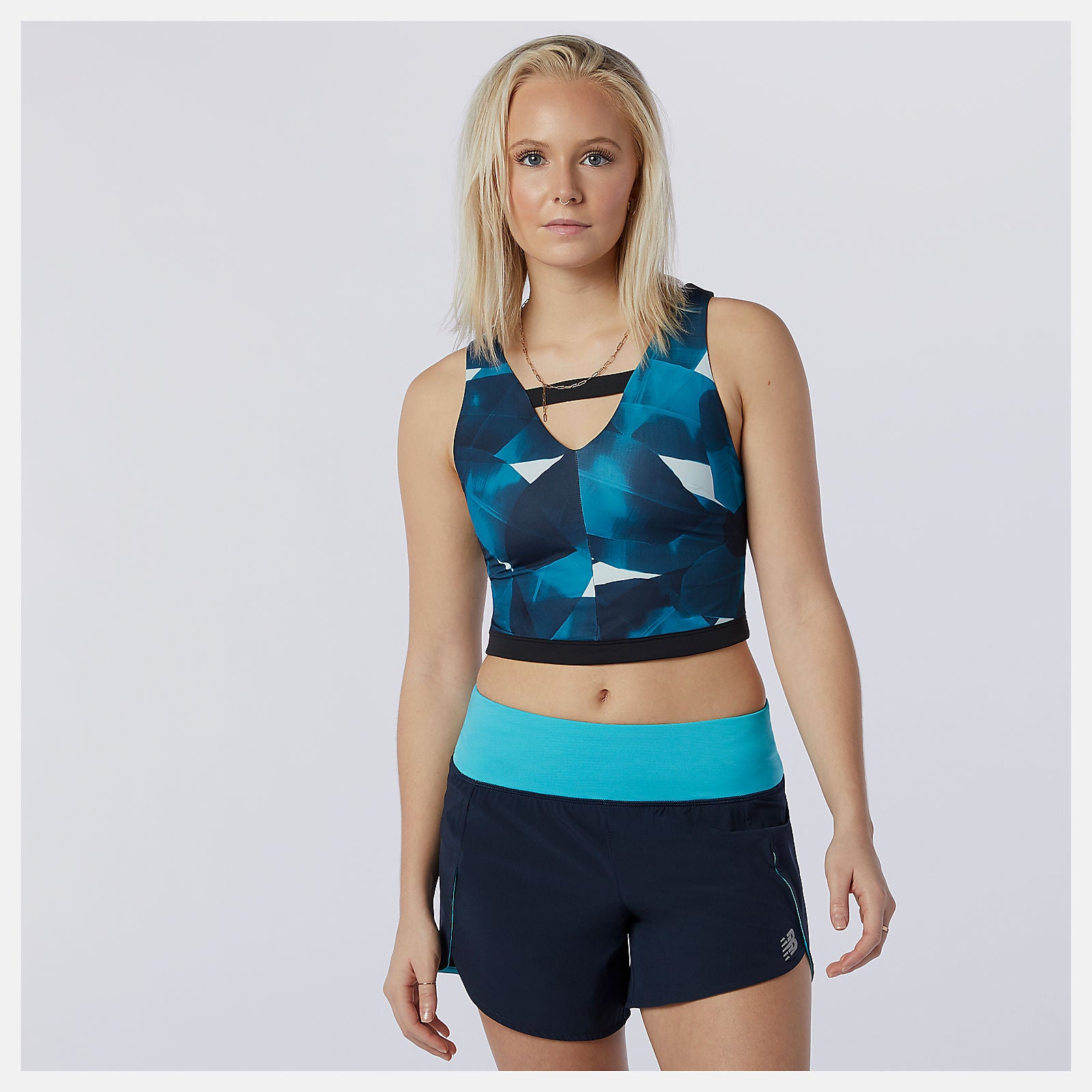 Transform NBSleek Printed Crop Top / New Balance Women