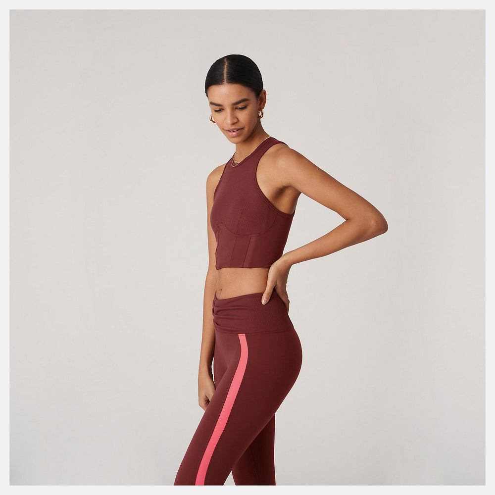 Bandier Corset Tank / New Balance Women