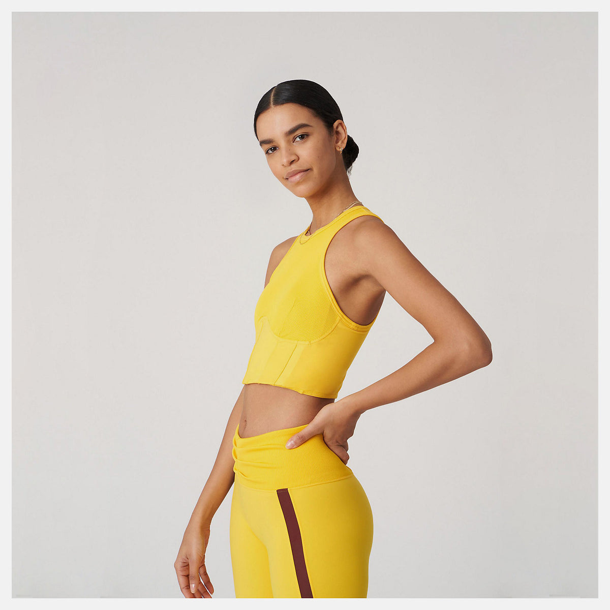 Bandier Corset Tank / New Balance Women