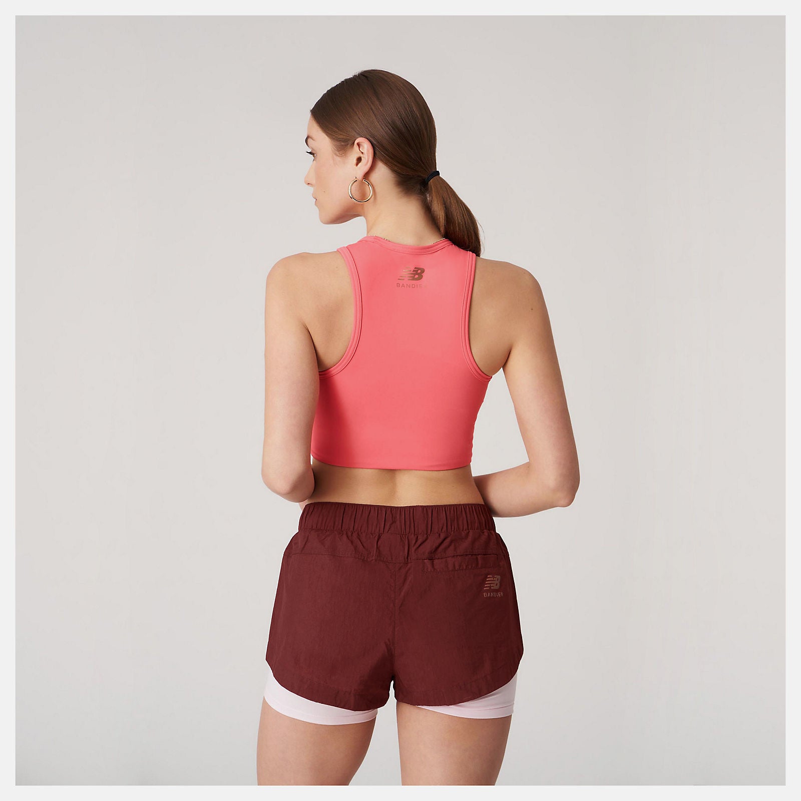 Bandier Corset Tank / New Balance Women