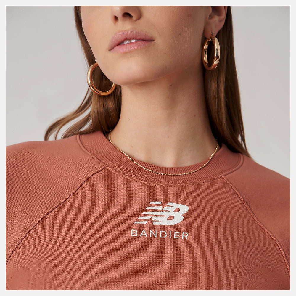 Bandier Fleece Crew / New Balance Women