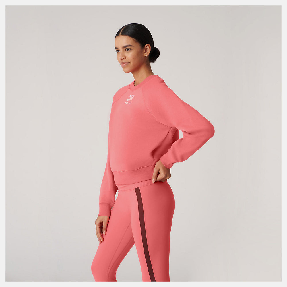 Bandier Fleece Crew / New Balance Women