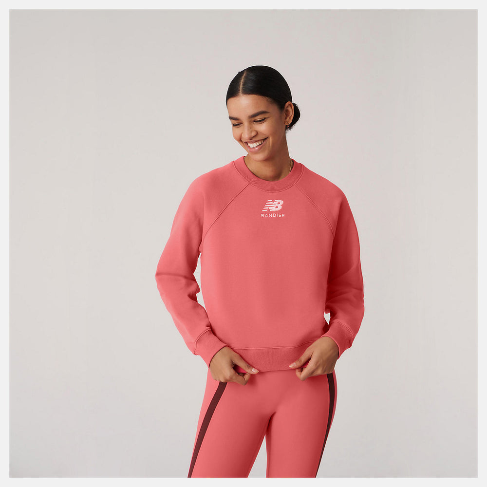 Bandier Fleece Crew / New Balance Women