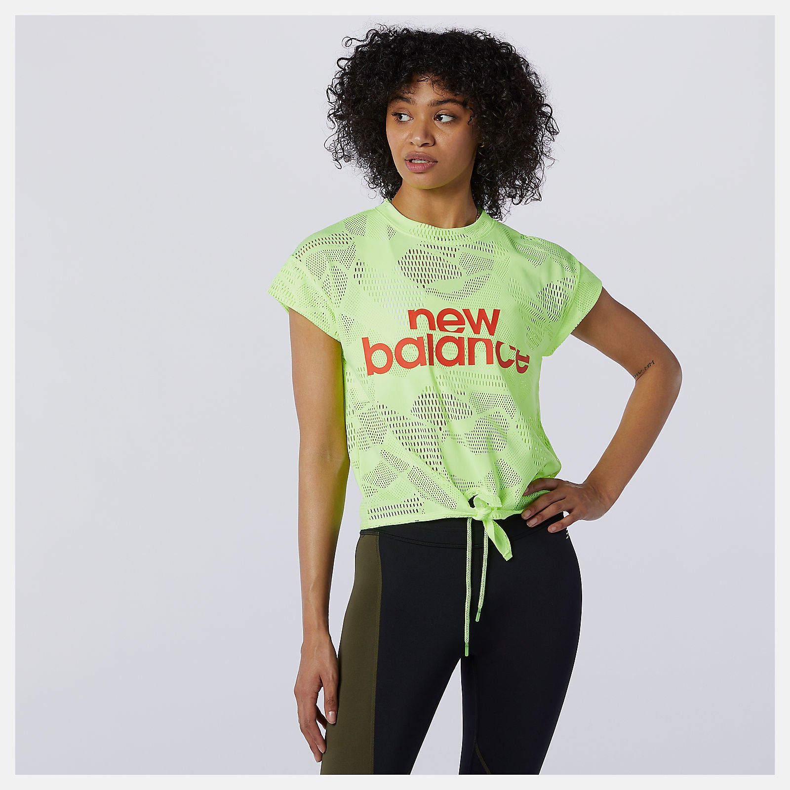 Achiever Collide Open Mesh Tee / New Balance Women