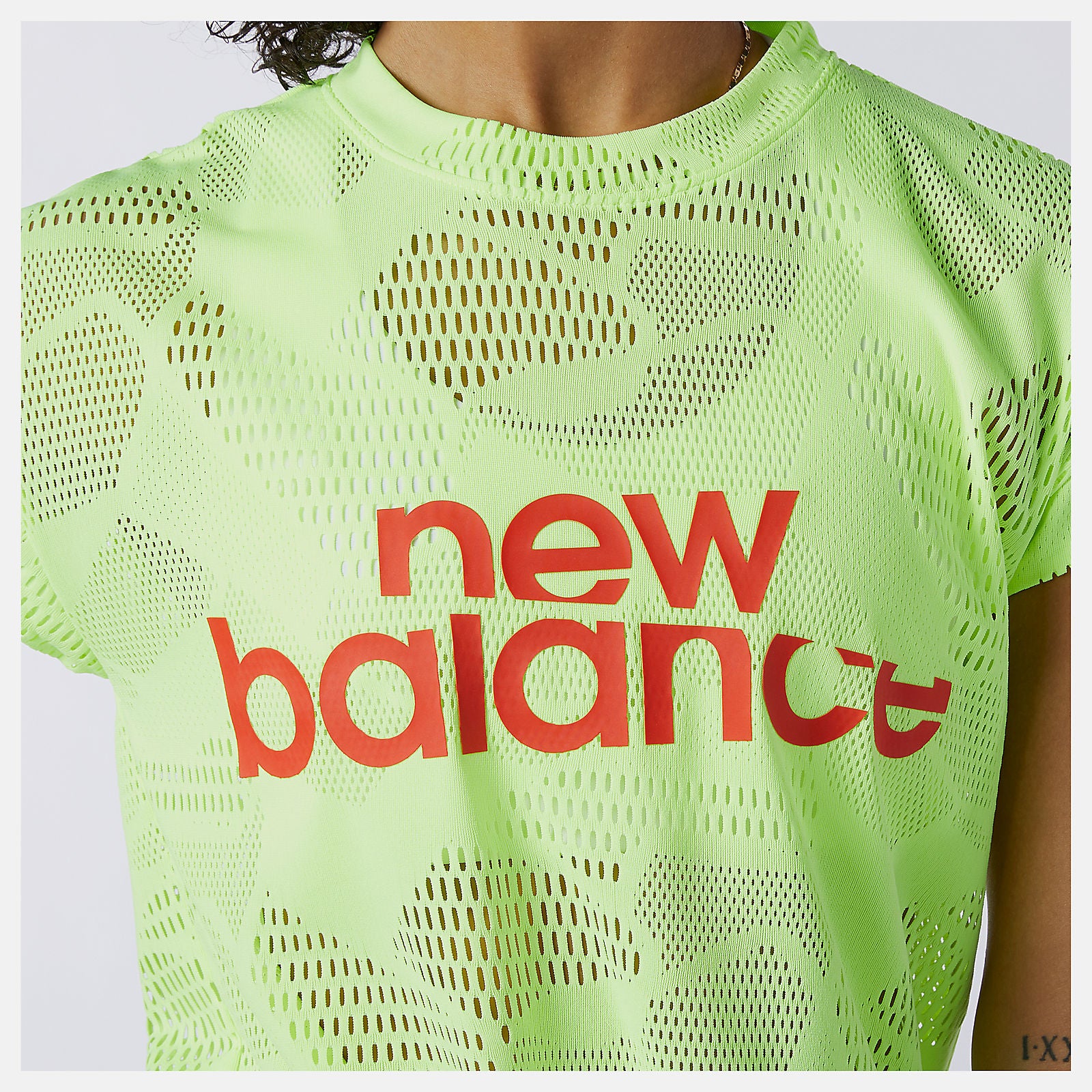 Achiever Collide Open Mesh Tee / New Balance Women