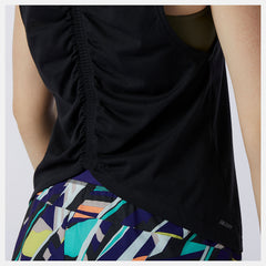 Relentless Cinched Back Graphic Tank / New Balance Women