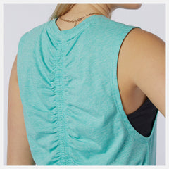 Relentless Cinched Back Graphic Tank / New Balance Women