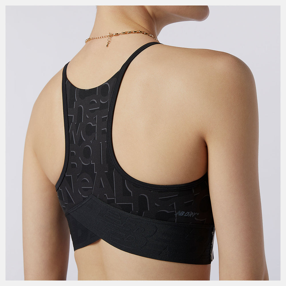 Relentless Printed Crop Top / New Balance Women