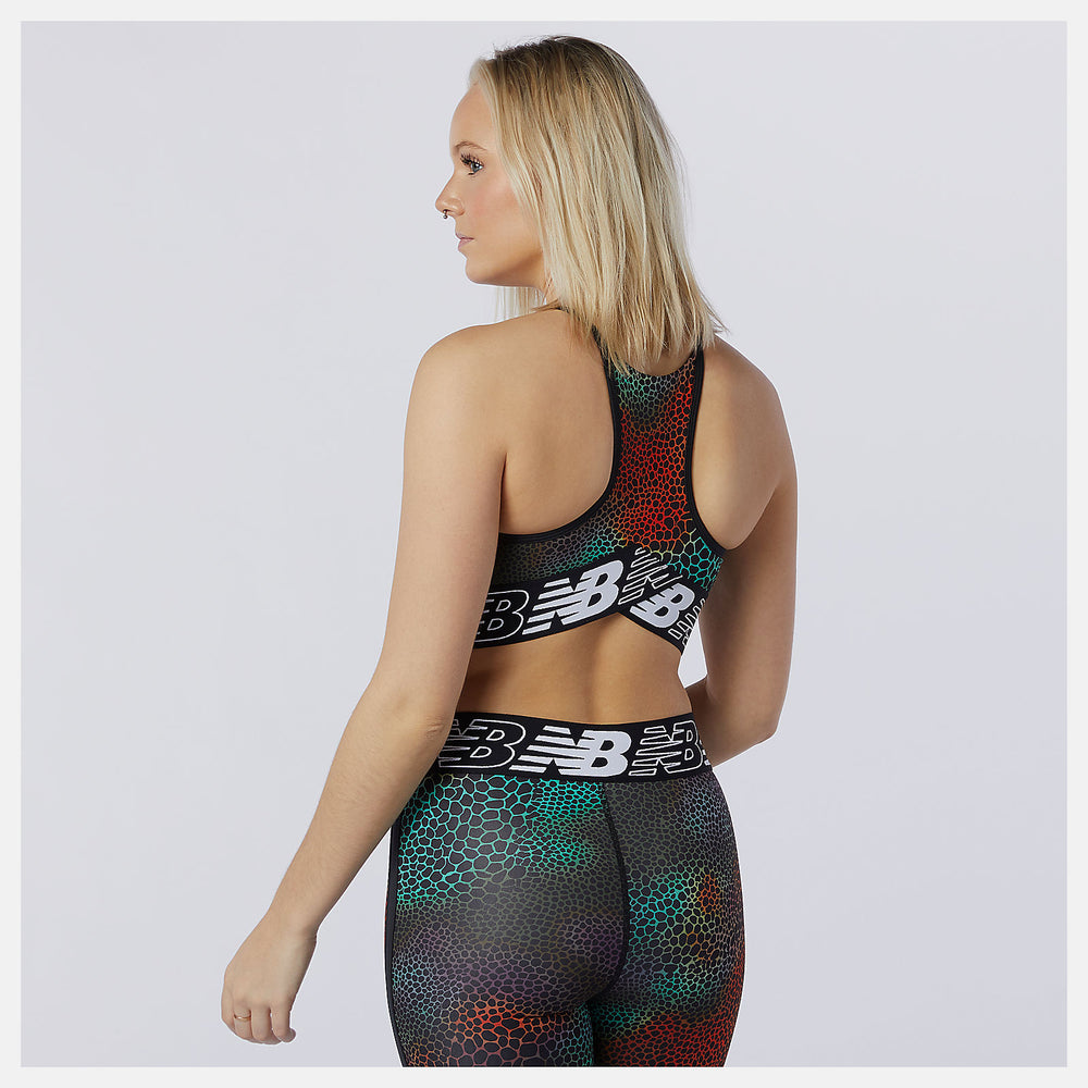 Relentless Printed Crop Top / New Balance Women