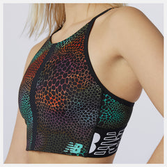Relentless Printed Crop Top / New Balance Women