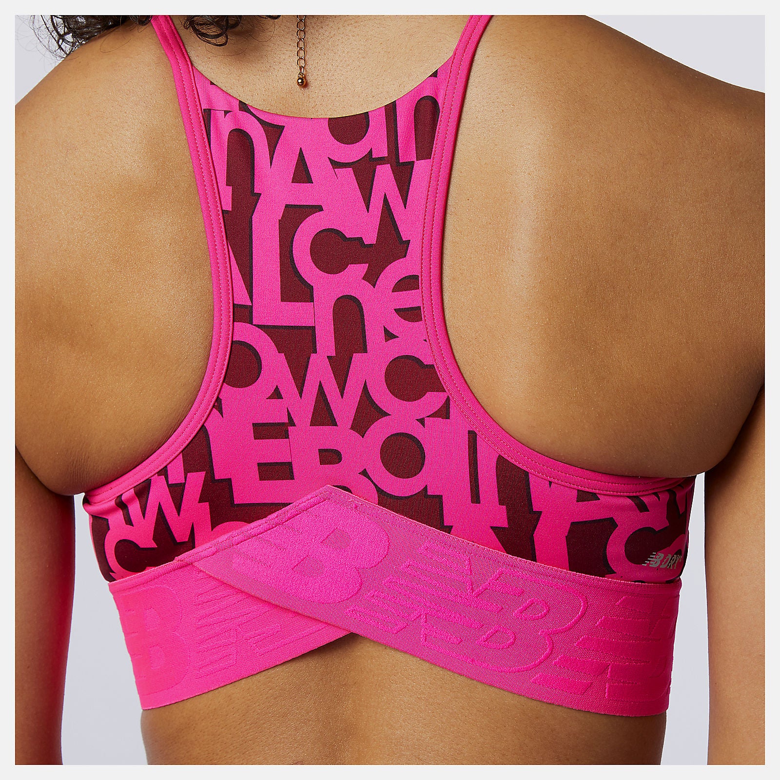 Relentless Printed Crop Top / New Balance Women