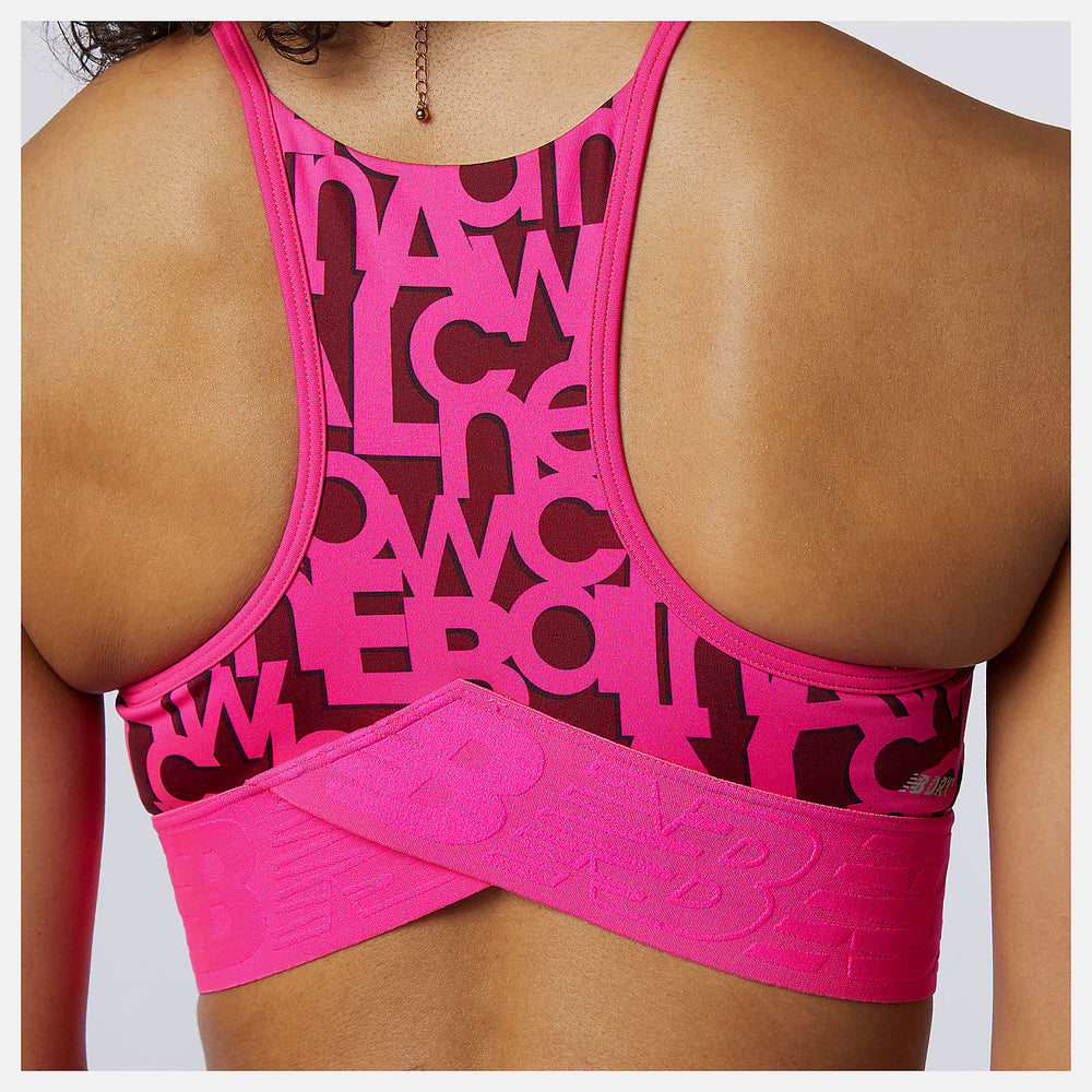Relentless Printed Crop Top / New Balance Women