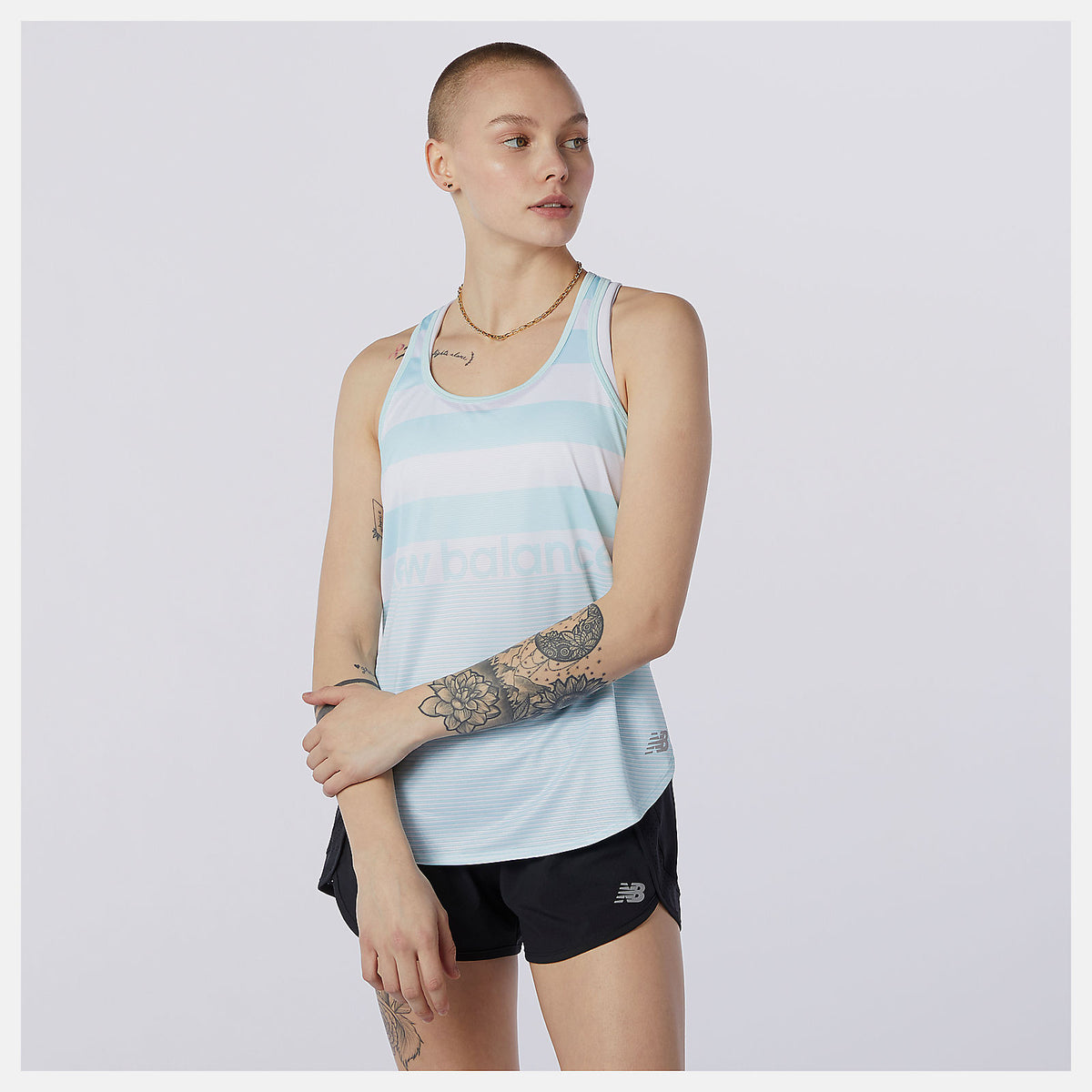 Printed Accelerate Tank / New Balance Women