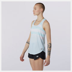 Printed Accelerate Tank / New Balance Women
