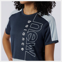 Printed Fast Flight Short Sleeve Top / New Balance Women
