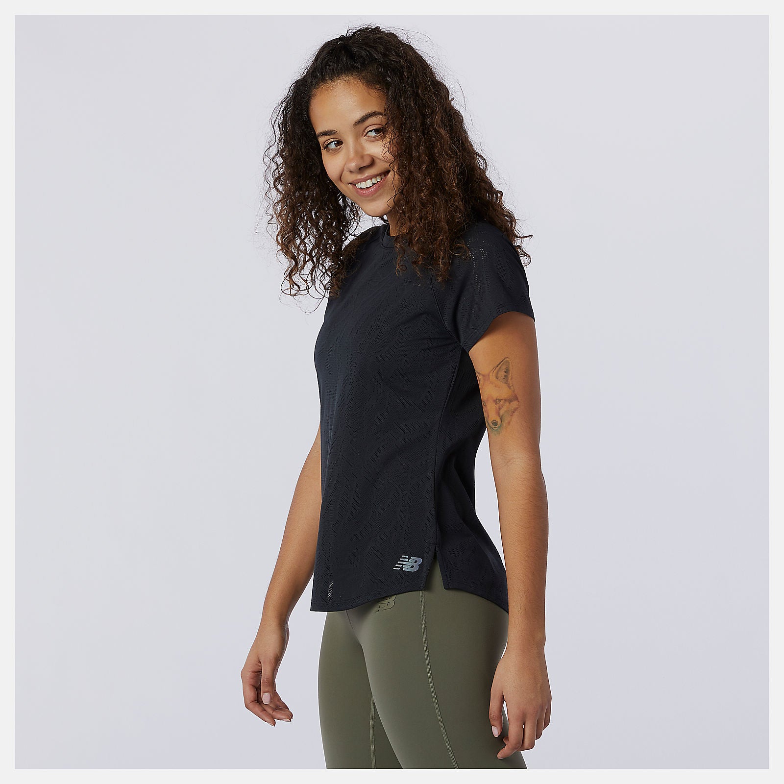 Q Speed Fuel Jacquard Short Sleeve / New Balance Women