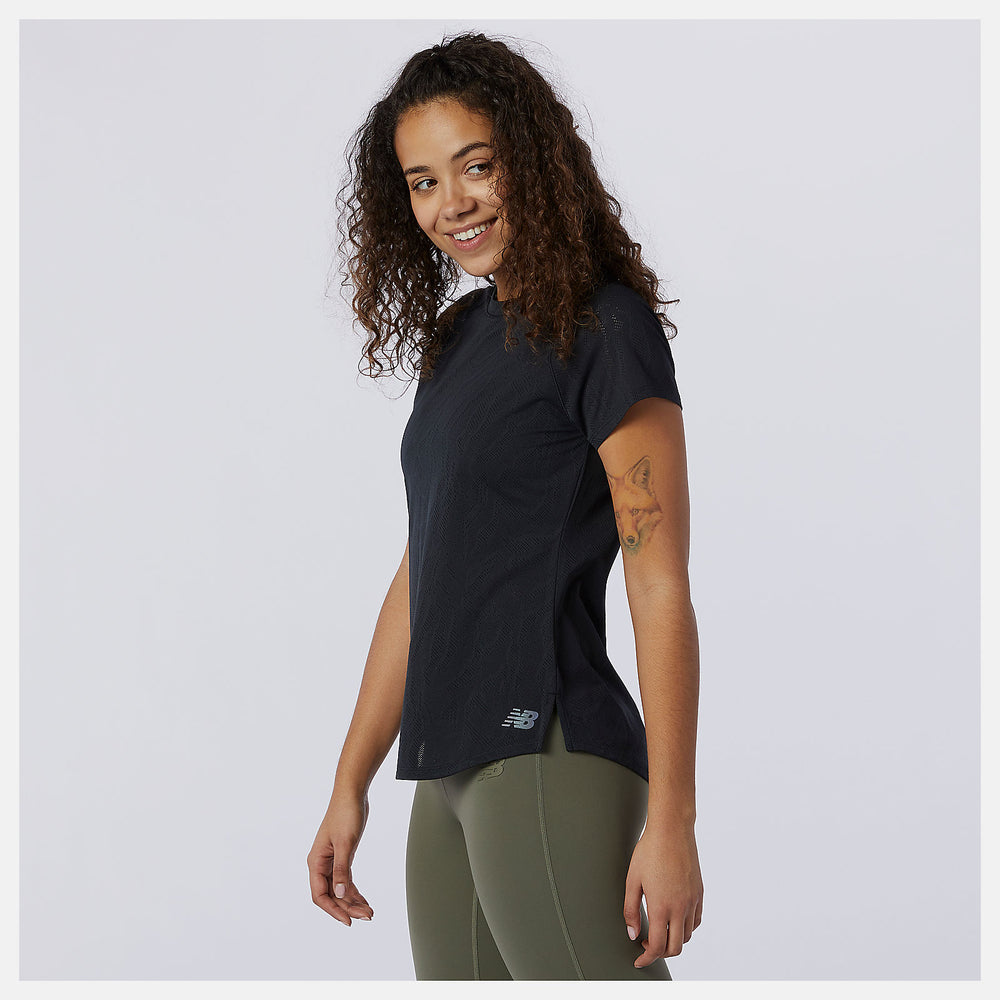 Q Speed Fuel Jacquard Short Sleeve / New Balance Women