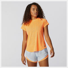 Q Speed Fuel Jacquard Short Sleeve / New Balance Women