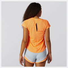 Q Speed Fuel Jacquard Short Sleeve / New Balance Women
