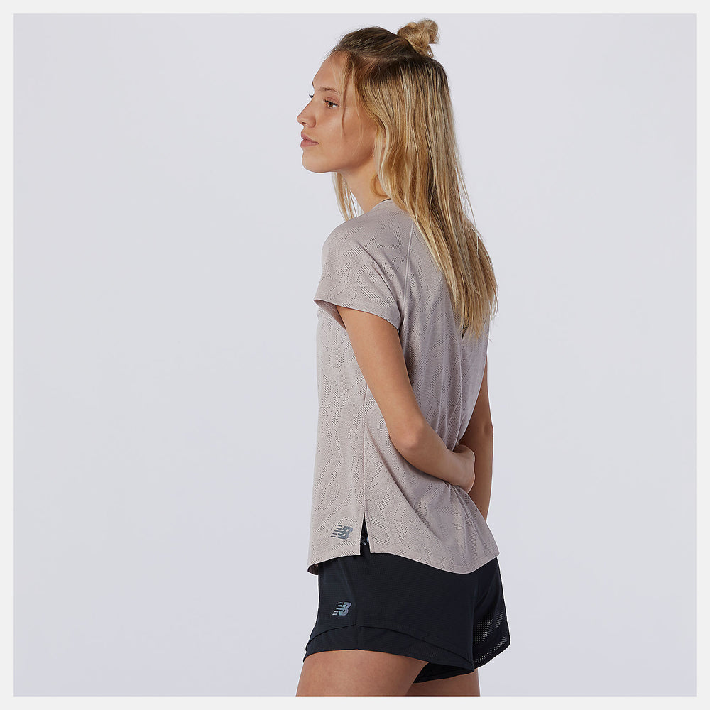 Q Speed Fuel Jacquard Short Sleeve / New Balance Women