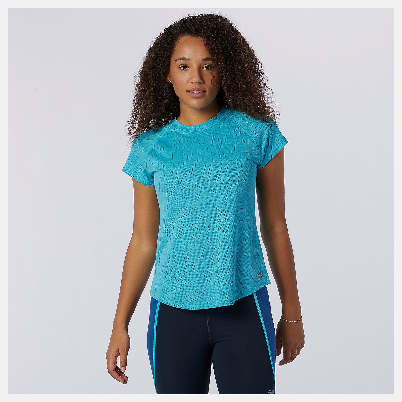 Q Speed Fuel Jacquard Short Sleeve / New Balance Women