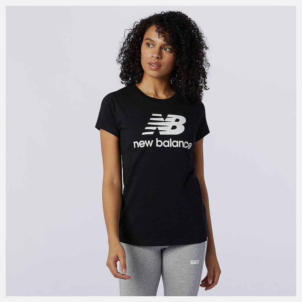 Essentials Stacked Logo Tee / New Balance Women