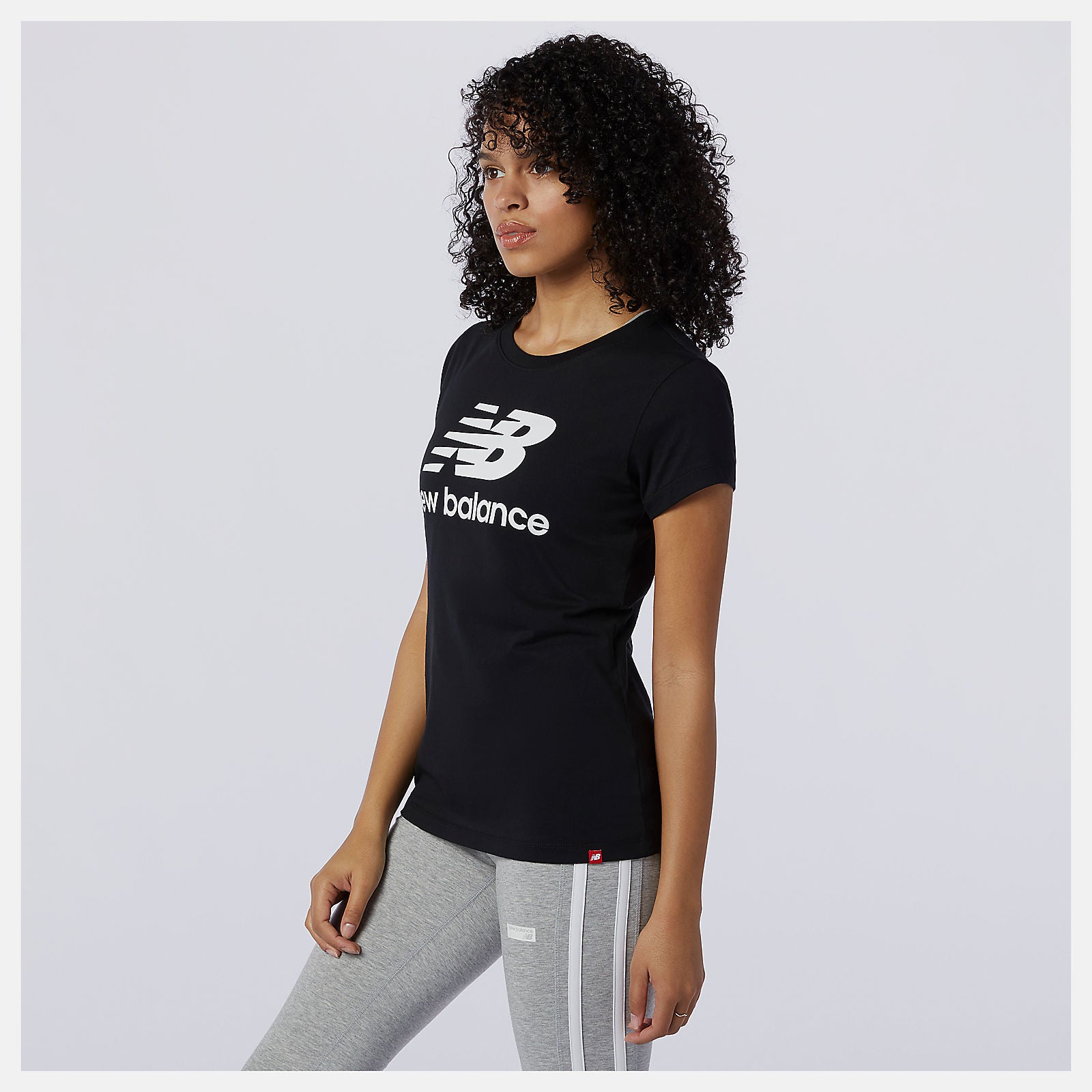 Essentials Stacked Logo Tee / New Balance Women