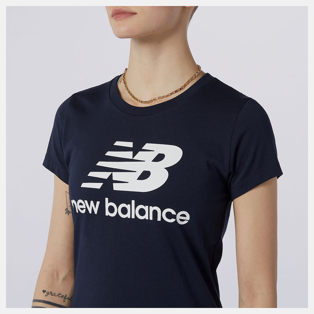 Essentials Stacked Logo Tee / New Balance Women