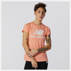 Essentials Stacked Logo Tee / New Balance Women