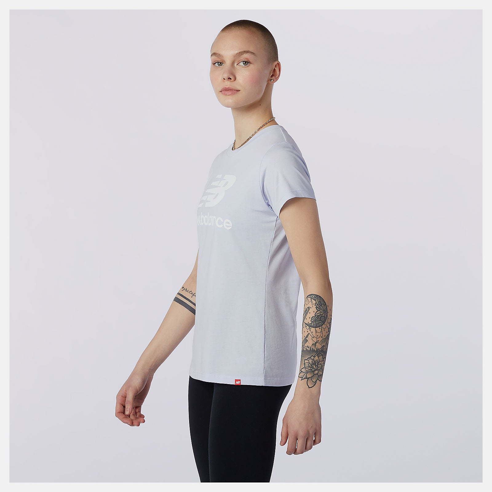 Essentials Stacked Logo Tee / New Balance Women